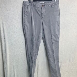 Maurices Light Gray Straight Casual Chinos